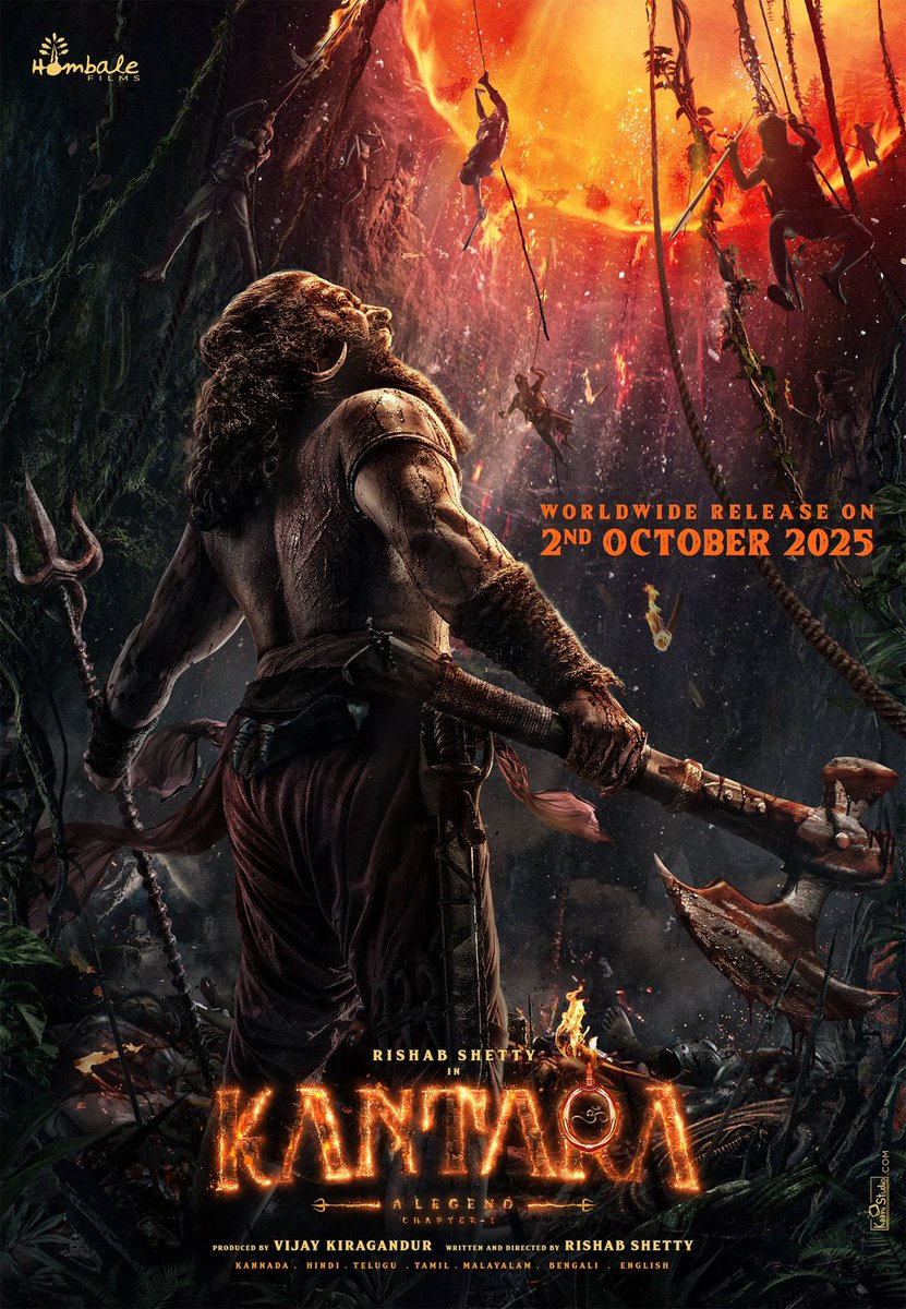 The biggest film of the year, Hombale Films' Kantara: Chapter 1 is just one month away from its release! Coming to theaters on 2nd October! #KantaraChapter1 urbanasian.com/featured/2025/…