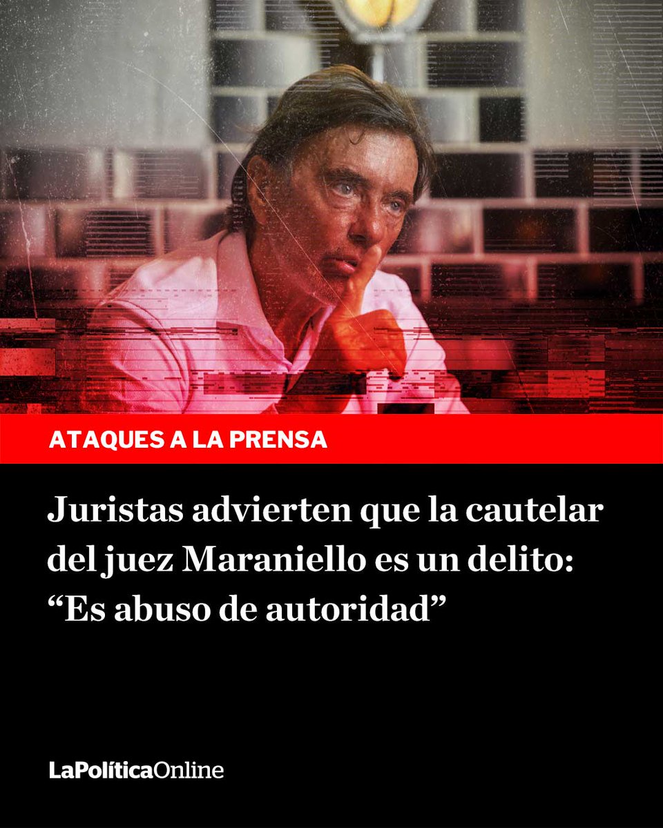 El ministro de la Corte de Santa Fe, Daniel Erbetta, explicó que la medida es personalizada, no puede abarcar a todos los periodistas. Por eso piensa que el juez desconoce el derecho o incurre en delito con la prohibición.
lapoliticaonline.info/3JLJqU2