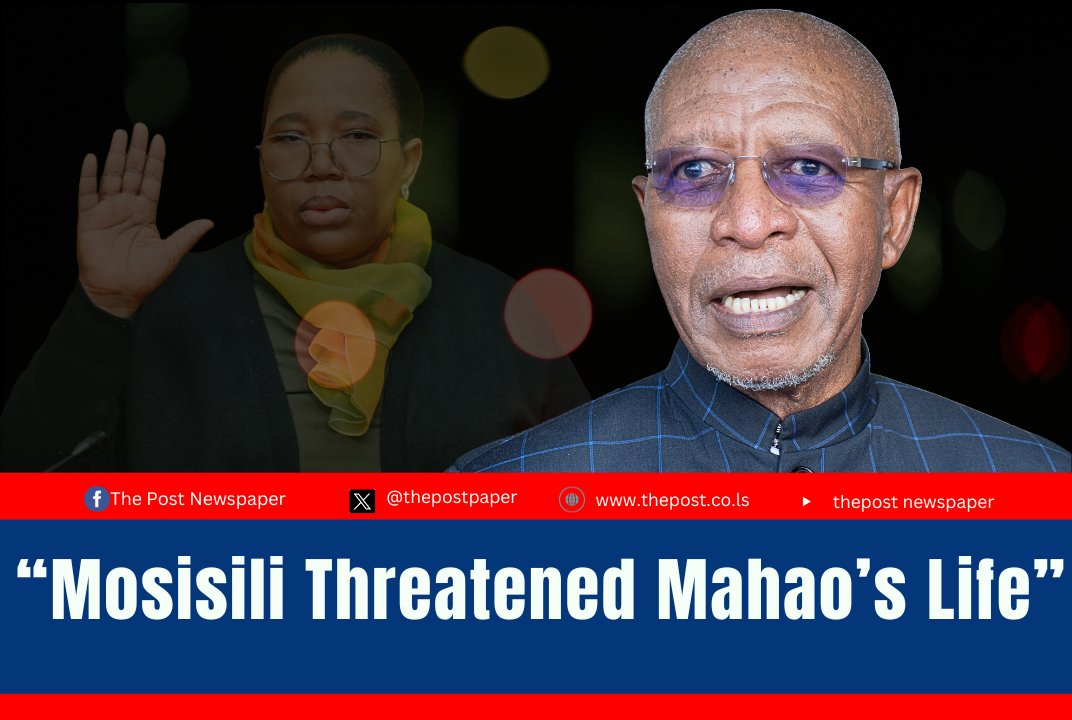 The widow of slain army commander Maaparankoe Mahao, ’Mamphanya, told the court that former Prime Minister Pakalitha Mosisili had called her husband to threaten him with death.

“He told him to step down as commander if he wants to live,” she testified.