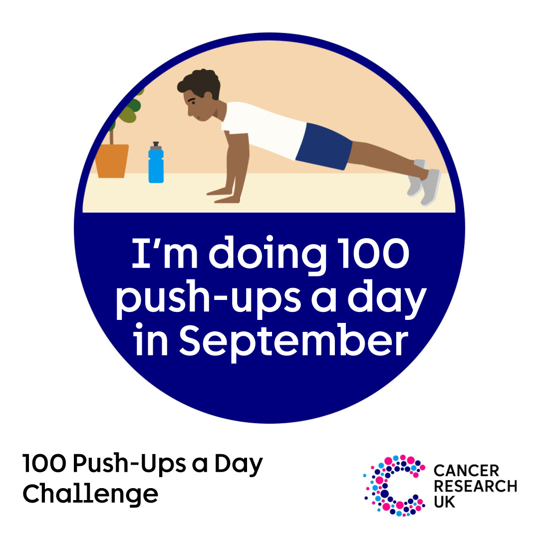 Day 2 of the 100 pushups a day in September for Cancer Research.
My arms are already weak and sore, let's see if I make it through todays pushups 😂
twitch.tv/poshpete