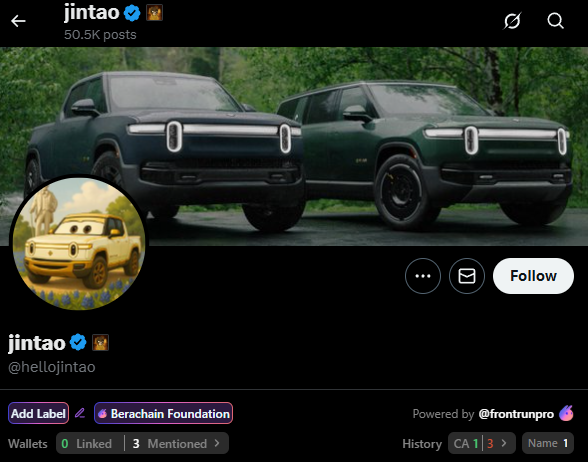 joshcki's tweet image. Rivian was a stock. Then it became a meme.

Now people are literally making the trucks their pfps. $RIVN stopped being an EV company and turned into culture.

That’s when you know it’s coin season.

what if we made a coin for this... hmm??