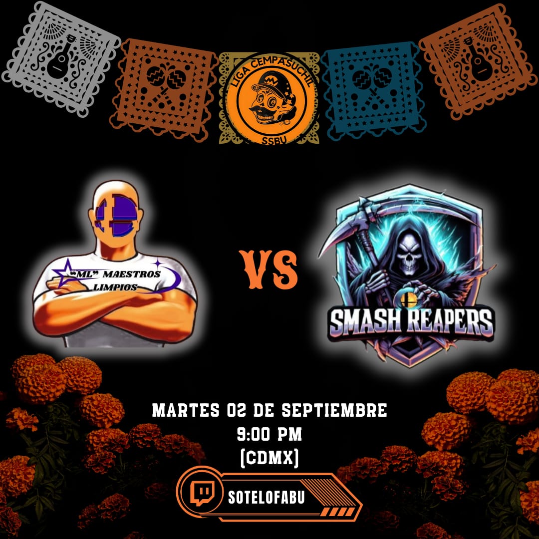La #ligacempasuchil continúa y el día de hoy 2 de los equipos favoritos saldrán nuevamente, podrán sus retadores hacerles frente??? Los esperamos 9pm

#SSBU #crew #tournament