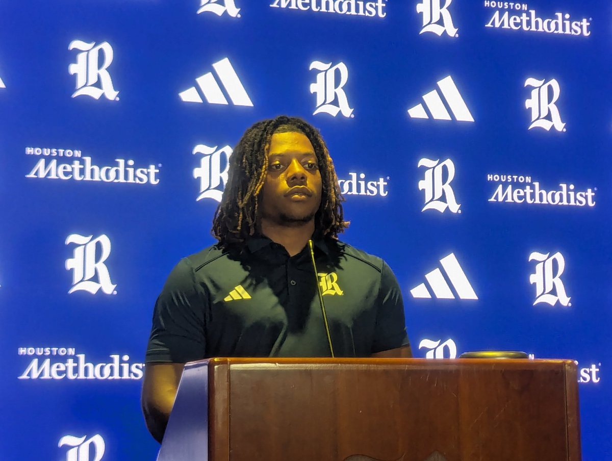 .<a href="/RiceFootball/">Rice Football</a> RB Daelen Alexander on his expanded role in the offense this season:

"It's great. I've always felt like I had the ability to do that, I just had to wait my turn."
