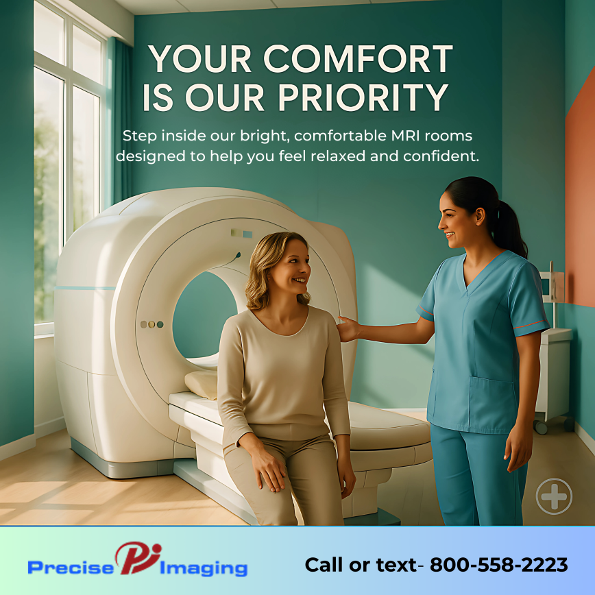 PreciseImaging's tweet image. ✨ Experience MRI Comfort Like Never Before ✨ At Precise Imaging, your comfort is our top priority. Our bright, modern MRI rooms are designed to help you feel relaxed, confident, and cared for every step of the way. 💙 📞 Call or text us today at 800-558-2223 to schedule