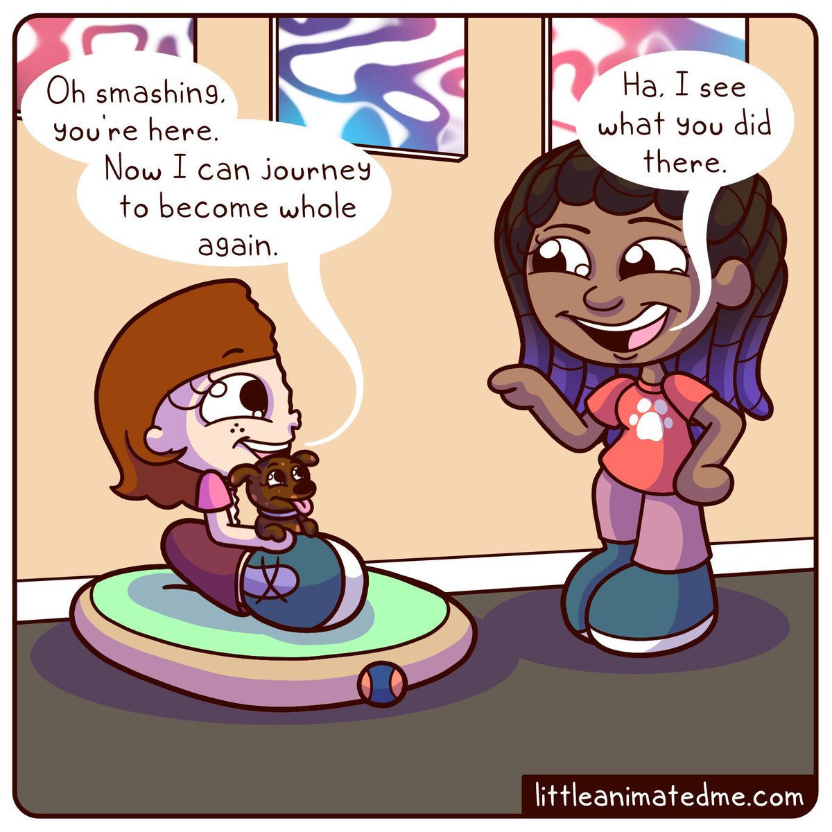 LittleMeComix's tweet photo. They may ask you to be in two places at once, but I can only do half the effort๐
#Adultlife #comics #DogDaysDaycare #EarsandTails #HalfShift #littleanimatedme #originalcomic #PetGrooming #webcomicsofinstagram #workdaylife https://t.co/He3y6hK4KI
