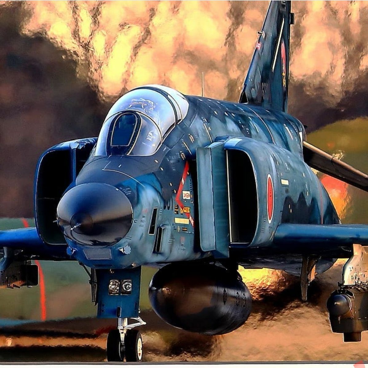 JASDF RF-4E Phantom up close
