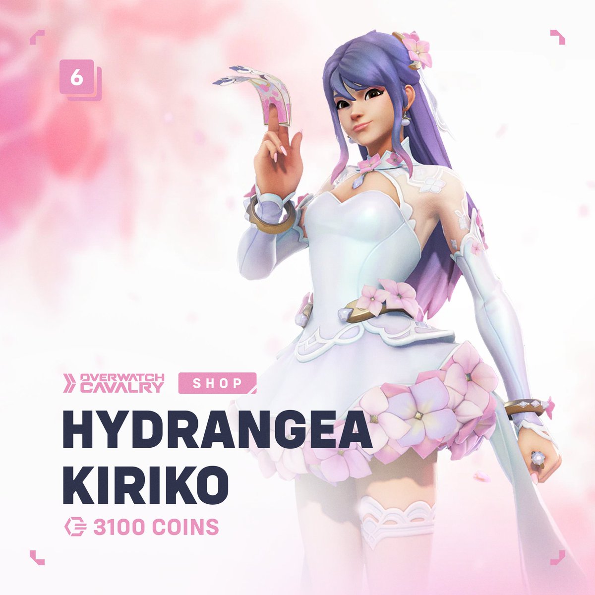 New #Overwatch2 Featured Shop Bundle: Hydrangea Kiriko 🩷

🛒 Available in-game now for 3100 Overwatch Coins.