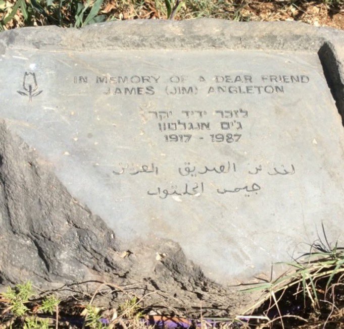KAGdrogo's tweet photo. @GenFlynn I may be a conspiracy theorist but I wonder why Israel has a memorial dedicated to the head of counter intelligence at the CIA who helped Israel steal material from the U.S. for nuclear weapons, against the wishes of JFK. https://t.co/qTaYF9mHrb