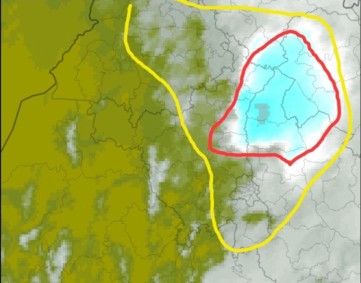 Tonight - Early 3rd Sept update: (Yamuna catchments and plains to be affected with rains) 

• Moderate to heavy rains are expected overnight in #Panipat #Karnal #Kurukshetra #Yamunanagar #Kaithal districts of #Haryana 
• Continuous heavy showers are expected in #Muzaffarnagar
