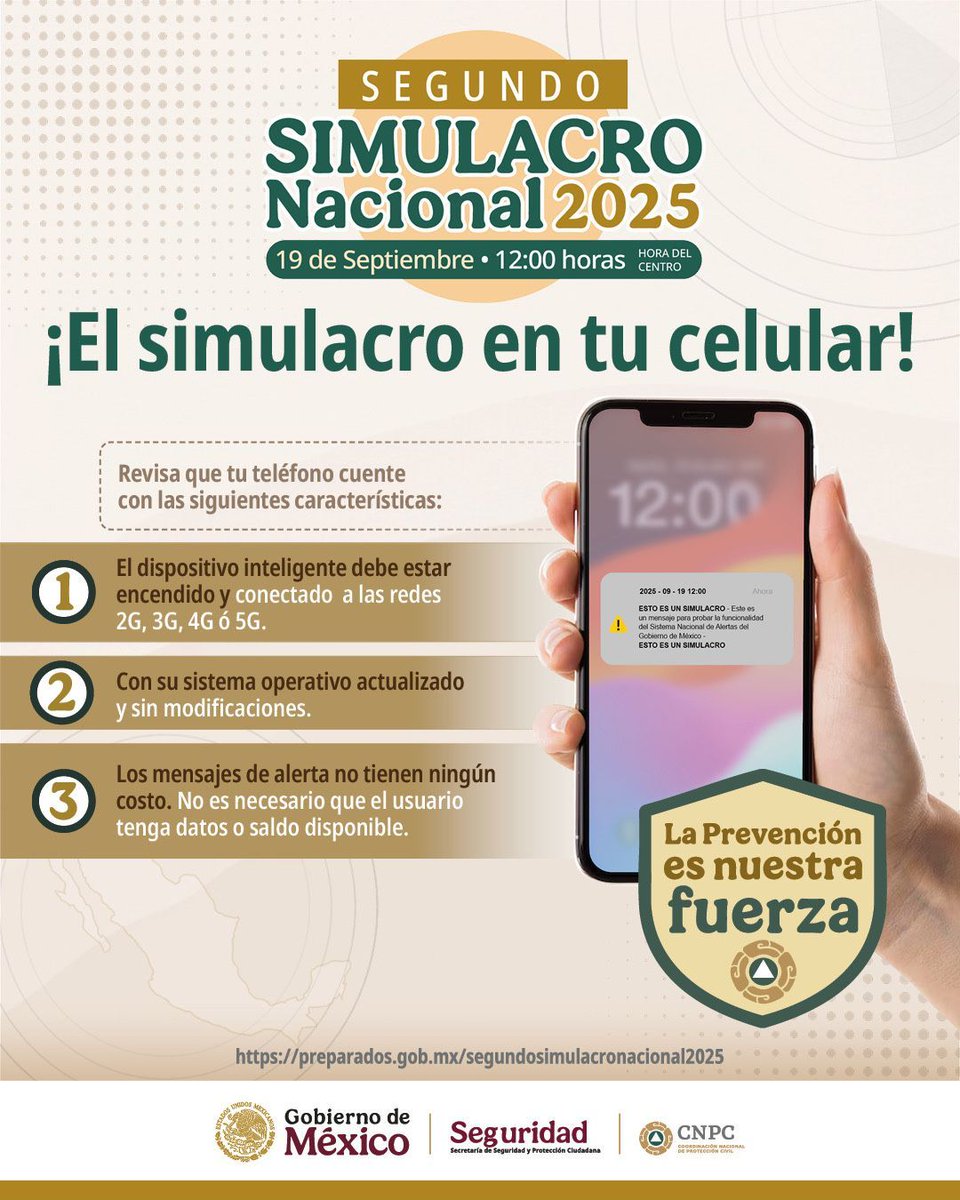 Coordinación Nacional de Protección Civil tweet media