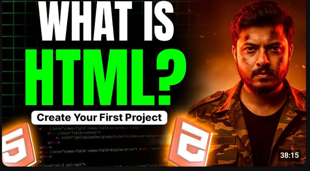 Utkarsh Mani Mishra (@_utkarshmx) on Twitter photo Excited to begin my Web Dev journey with Project DEFENSE by Coder Army.
Day 01: Internet basics, IP/MAC, LAN vs WAN, Ports, Router, IPv4/6, DNS & Web Dev intro.
Day 02: HTML foundations – structure, tags, lists, links & formatting.
<a href="/adityatandon02/">Aditya Tandon</a> <a href="/rohit_negi9/">Rohit Negi</a> Excited to begin my Web Dev journey with Project DEFENSE by Coder Army.
Day 01: Internet basics, IP/MAC, LAN vs WAN, Ports, Router, IPv4/6, DNS & Web Dev intro.
Day 02: HTML foundations – structure, tags, lists, links & formatting.
<a href="/adityatandon02/">Aditya Tandon</a> <a href="/rohit_negi9/">Rohit Negi</a>