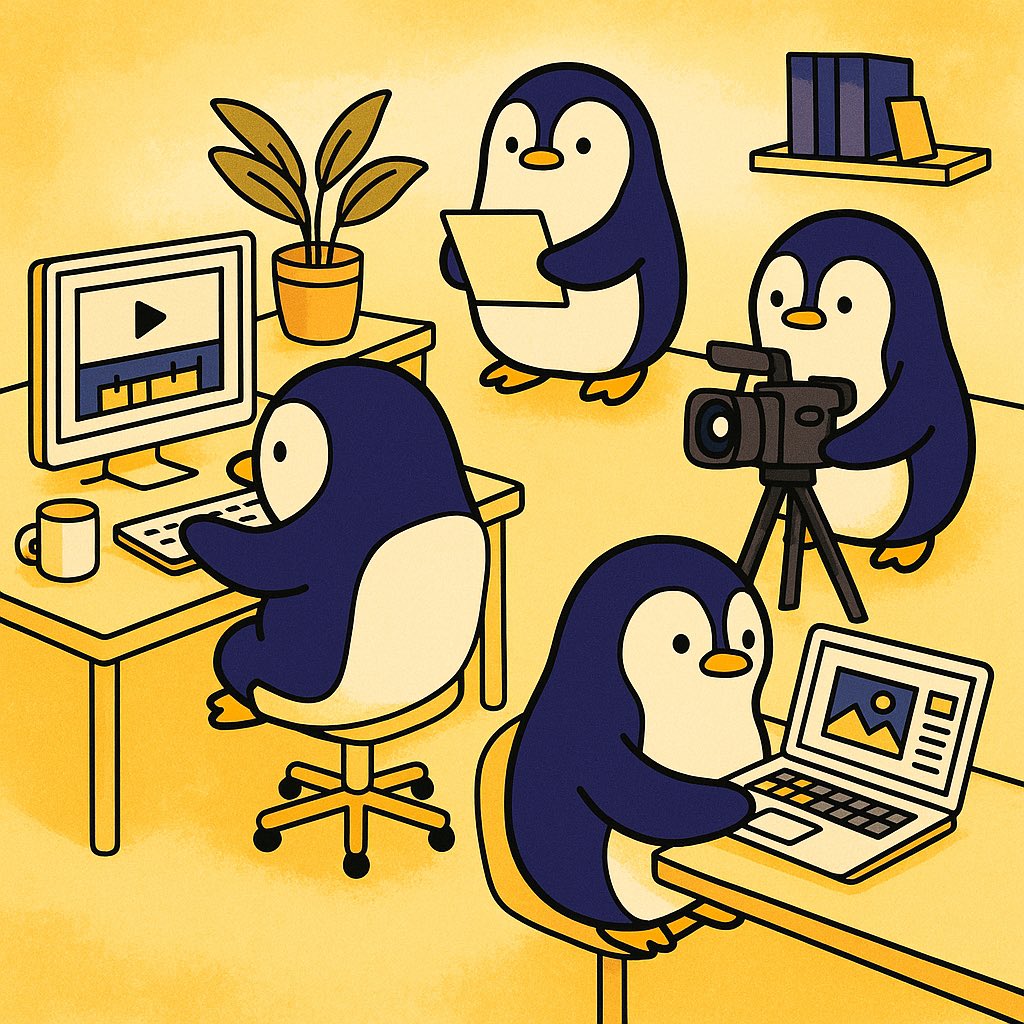 🚀✨ ندور ناس فنّانين يرفعون مستوى شغلنا!
إذا أنت شخص مبدع او متمكن، وعندك لمستك الخاصة في عالم صناعة المحتوى، وبتبوت عندنا لك فرصة 🐧🔥

💡 نبحث عن:
🎬 Editor 
🎨 Graphic designer
📷 DOP
📝 Creative Copywriter

للتقديم:
forms.gle/JRWH2axdPRxiWB…