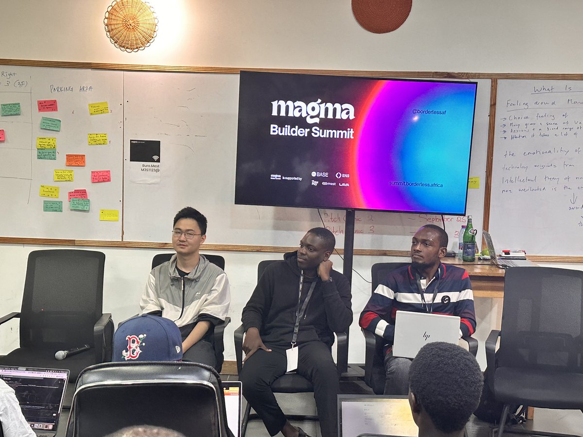 After listening to this magma summit roundtable on ZK hosted by <a href="/borderlessaf/">Borderless Africa</a> , I think I kinda get the  ZK craze.

<a href="/iammadab/">madab</a> <a href="/only1franchesco/">mikefrancis</a> of SubLinear Labs &amp; <a href="/yezhang1998/">Ye Zhang 📜</a> from <a href="/Scroll_ZKP/">Scroll</a> broke it down to fundamentals &amp; got us all hooked.