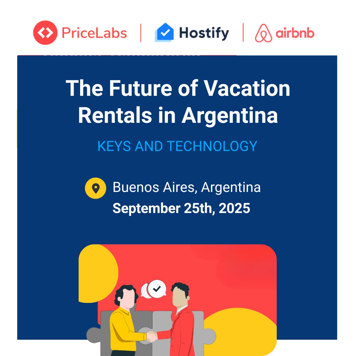 Hostify (@hostifycom) on Twitter photo Join #Hostify, <a href="/Price_Labs/">PriceLabs</a>  & <a href="/Airbnb/">Airbnb</a> for an Exclusive #STRMeetup in #BuenosAires!🇦🇷
We are teaming up to bring you an amazing #NetworkingEvent and insightful meetup next month! 
Reserve your spot and be part of the conversation!
luma.com/h01bgrqw
#AlquileresTemporarios Join #Hostify, <a href="/Price_Labs/">PriceLabs</a>  & <a href="/Airbnb/">Airbnb</a> for an Exclusive #STRMeetup in #BuenosAires!🇦🇷
We are teaming up to bring you an amazing #NetworkingEvent and insightful meetup next month! 
Reserve your spot and be part of the conversation!
luma.com/h01bgrqw
#AlquileresTemporarios