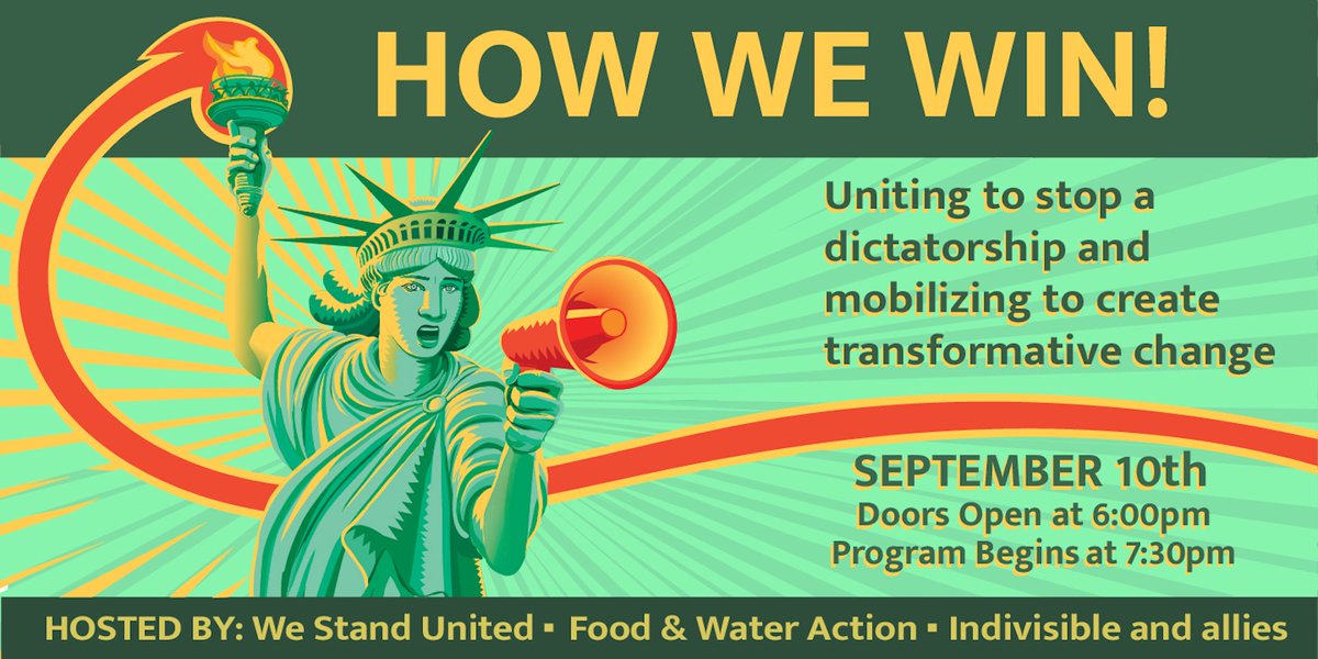 fwaction's tweet image. NOW is the time for people to retake power and stop Trump’s attacks on our democracy. By uniting progressive movement leaders, actor @MarkRuffalo and more, we’ll share how we plan to do just that at #HowWeWin. 

RSVP for the NYC event on September 10: fwaction.us/HowWeWinNY
