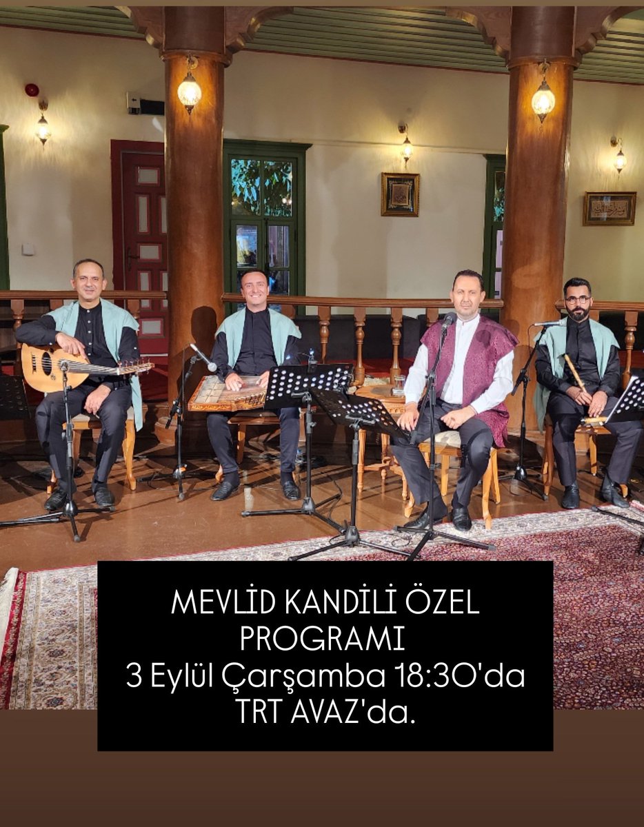 Mevlid Kandili Özel Program
Çarşamba akşamı 18:30'da TRT Avaz'da