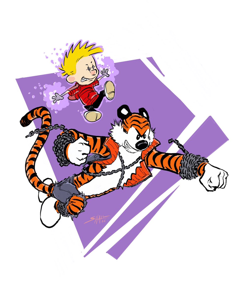 “Comic strip” was the theme for last night’s comicsgate kings show. This is my version of Calvin and Hobbes PITT! 

<a href="/EthanVanSciver/">ETHAN VAN SCIVER</a> 
<a href="/EnjetiArt/">Shanth Enjeti Art</a> 
<a href="/BillyTucci/">Teen Sensation Billy Tucci®</a> 
<a href="/dwamsart/">David Williams</a> 
<a href="/retroboy1983/">Liam Gray -- Koala King of Australia</a> 
<a href="/andysmithart/">Andy Smith Art</a> 
<a href="/JoeMSonntag1/">Joe M Sonntag</a> 
<a href="/aaronlopresti/">aaronlopresti</a> 
<a href="/TheBoschFawstin/">Bosch Fawstin</a> 
<a href="/VLolosOfficiel/">Vasilis Lolos Officiel</a> 
<a href="/DanLawlis/">Dan Lawlis</a>