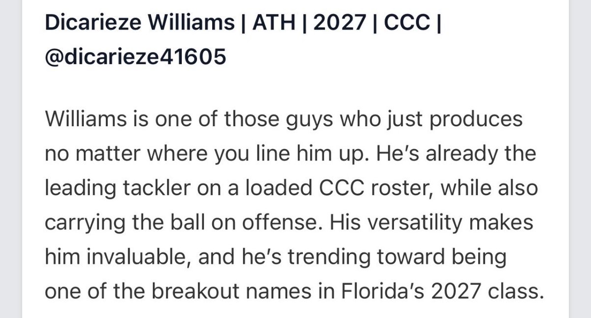 Dicarieze Williams tweet media