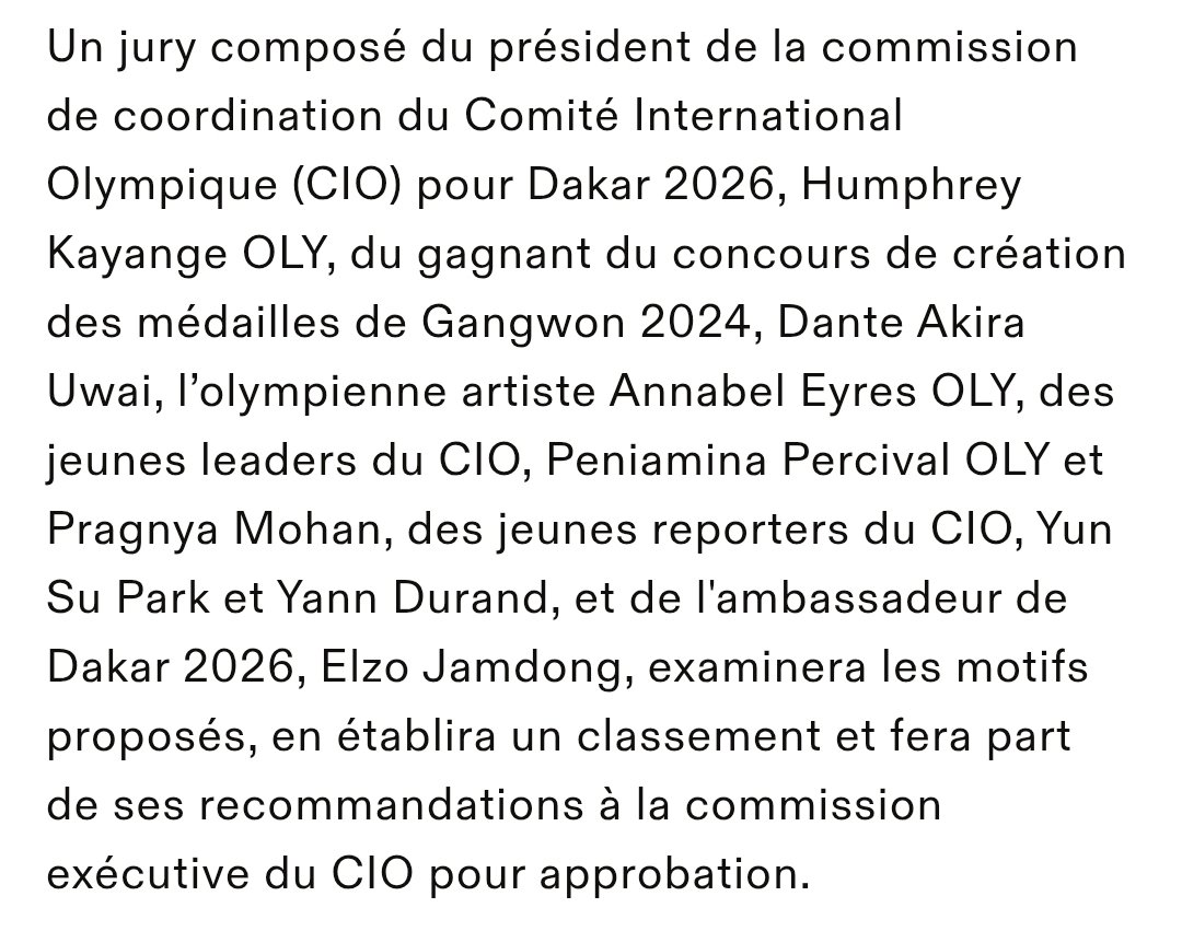 Proud of you my bro <a href="/ElzoJamdong/">MNN Album Out NOW</a> Dakar 2026 <a href="/Olympics/">The Olympic Games</a>
olympics.com/cio/news/le-ci…