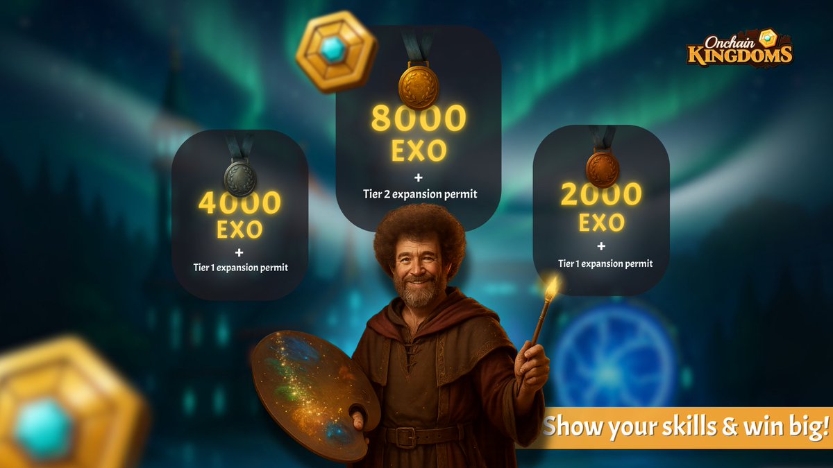 CardanoLands | KINGDOM IS LIVE! (@cardanolands) on Twitter photo Appreciate the shoutout, <a href="/CrisRo0787/">Cristian Rojas</a> 👑
Big moves all around the space, we're grateful to be building alongside so many creators.
📯Our Design Contest is still open.
- Final day to enter!
- Bring your vision to life, earn EXO, and leave your mark on the Kingdom.
Full details Appreciate the shoutout, <a href="/CrisRo0787/">Cristian Rojas</a> 👑
Big moves all around the space, we're grateful to be building alongside so many creators.
📯Our Design Contest is still open.
- Final day to enter!
- Bring your vision to life, earn EXO, and leave your mark on the Kingdom.
Full details