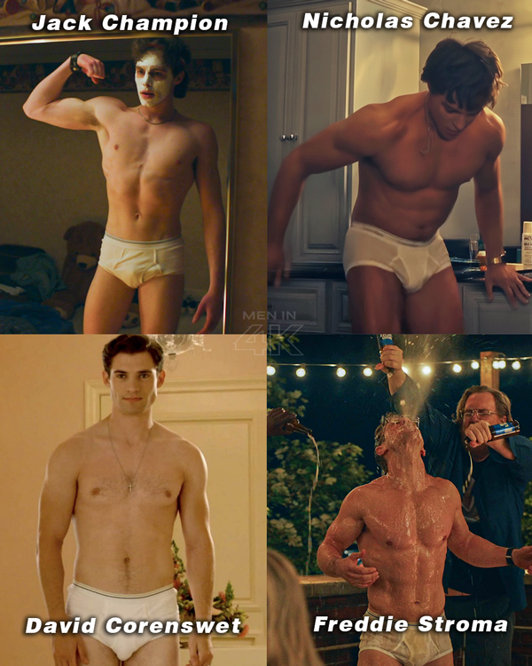 MENin4K's tweet photo. Who’s pulling off the white briefs best? 👀 https://t.co/SNGp0L5L3T