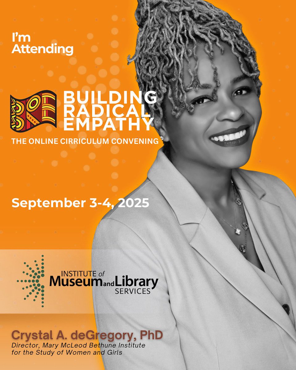 Libraries have always been sanctuaries. Their love has lifted me &amp; powers me through storms. Honored to join the Building Radical Empathy Online Convening, Sept 3–4, 2025 — supported by <a href="/US_IMLS/">IMLS</a>. #BRE2025 #RadicalEmpathy 📚