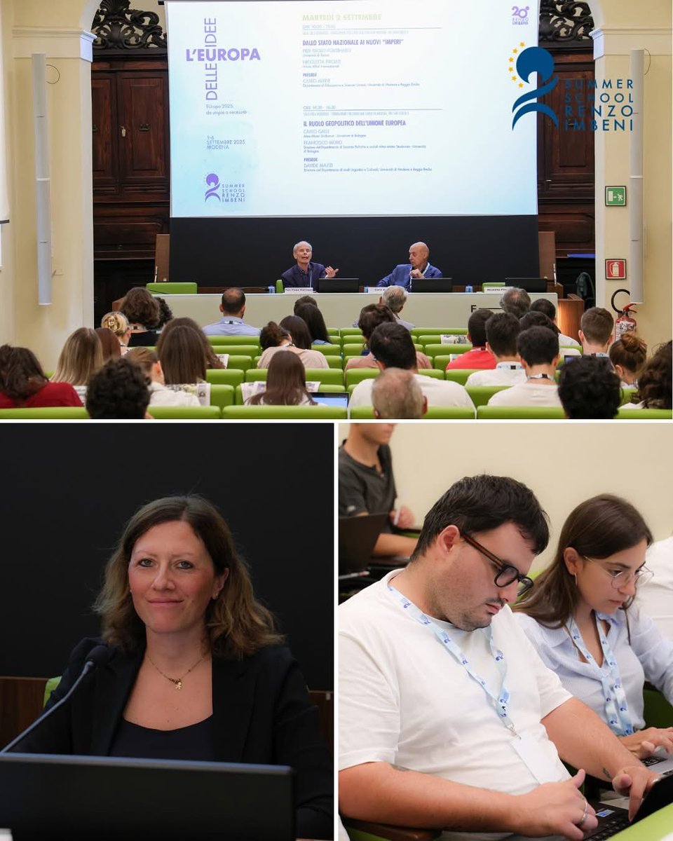 Bella giornata oggi a #Modena per la Summer School Renzo Imbeni a parlare di #UnioneEuropea e nuovi imperi 🇪🇺 👇

temi.comune.modena.it/summer-school/…