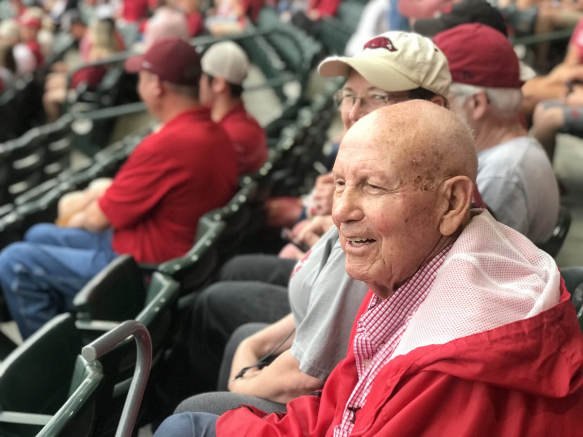 RobbHadley's tweet image. We lost a member of the Father-In-Law Hall of Fame Thursday.  Ken Crudup should also be in the Razorback Hall of Fame. He loved those Hogs, and everybody who knew this great man loved him.