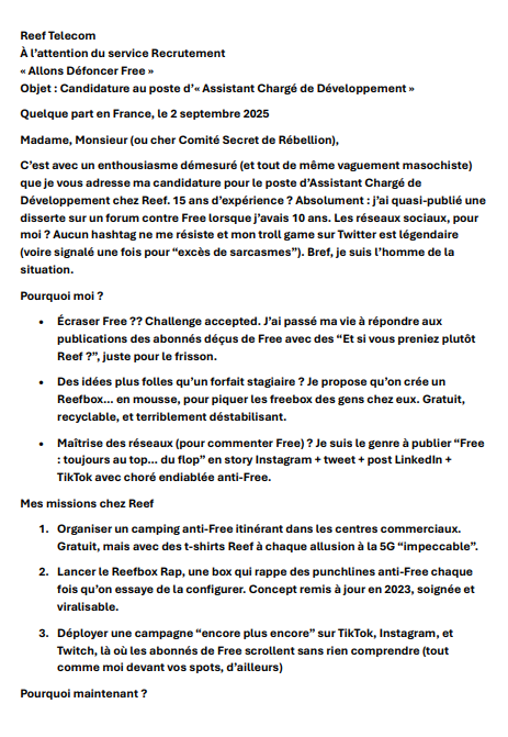 dev_gabi's tweet image. Coucou @reef_telecom, Voici ma lettre de motivation pour travailler chez vous !
file:///C:/Users/ReefPro/Downloads/LM%20REEF.pdf

La bise