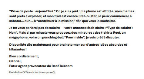 dev_gabi's tweet image. Coucou @reef_telecom, Voici ma lettre de motivation pour travailler chez vous !
file:///C:/Users/ReefPro/Downloads/LM%20REEF.pdf

La bise
