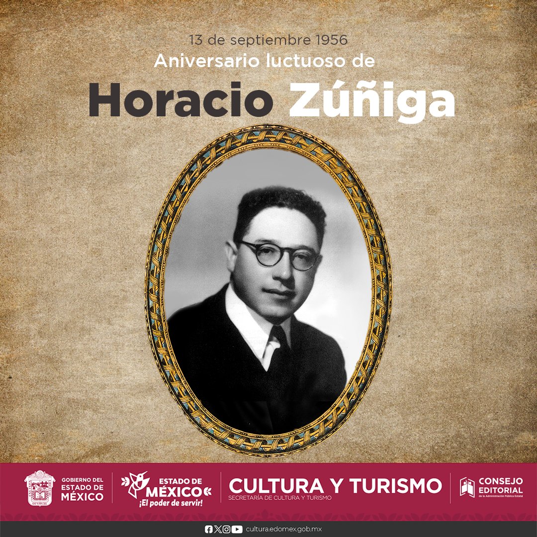 13 de septiembre del año 1956
Aniversario luctuoso de Horacio Zúñiga quien fue un destacado ensayista, novelista y poeta lírico y épico que dejó una profunda huella en la literatura mexicana.
¡Su legado sigue vigente!
#ElPoderDeServir