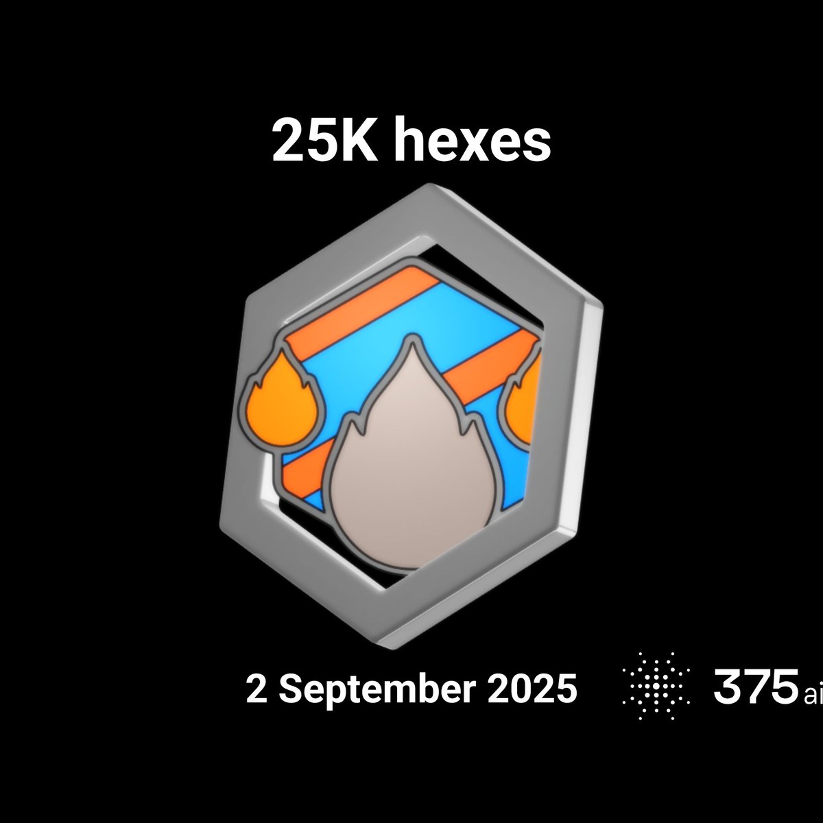 E_ben024's tweet image. Finally 😁 I’ve just covered 25K hexes on #375go! #discovergo