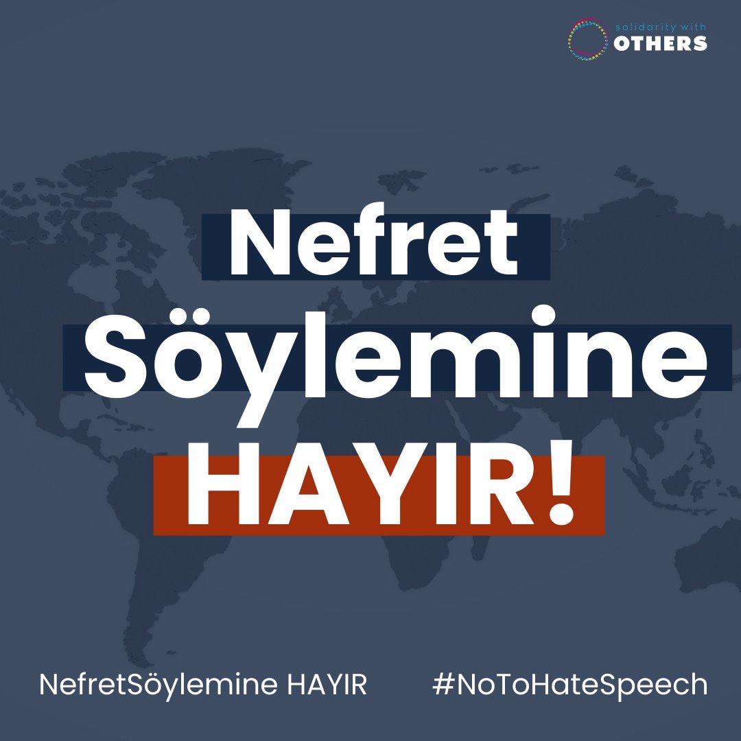 Hukuk nefret diline dur der‼️
NefretSöylemine HAYIR
#NoToHateSpeech