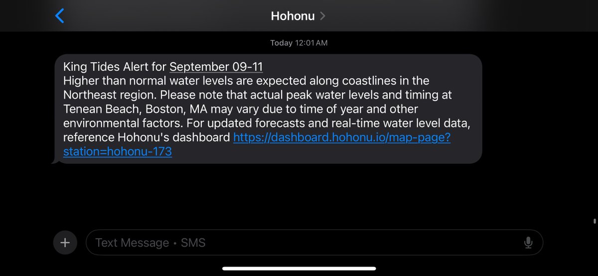 Hohonuinc's tweet photo. 👑 King tides are coming this month

Sign up for text alerts to have 7-days' notice for specific stations in your area: https://t.co/XeNWwWgYC4 https://t.co/2kgfZeAx0J