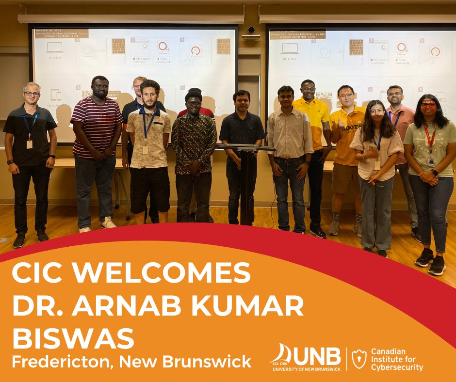 cic_unb's tweet image. 🔒A big thank you to Dr. Arnab Kumar Biswas from Queen’s University Belfast for delivering a great presentation to the CIC team last month.

#Cybersecurity #HardwareSecurity #EmbeddedSystems #QueenUniversityBelfast #MPSoC #AcademicInnovation #SideChannelMitigation #DigitalTrust