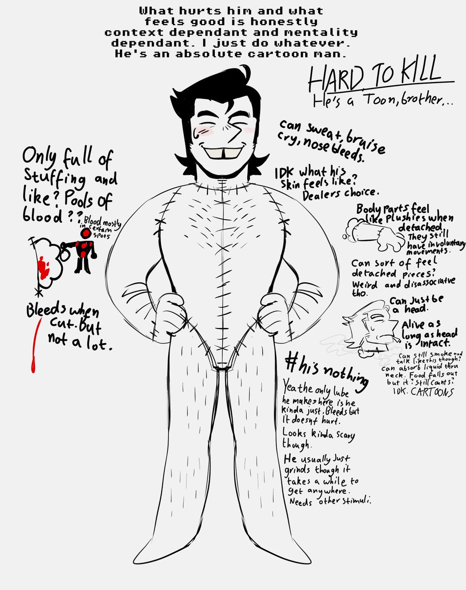 New spamton ref + anatomy chart babbles.... blinks at you. kindaaaa nsfw so #deltaruined #deltarule34