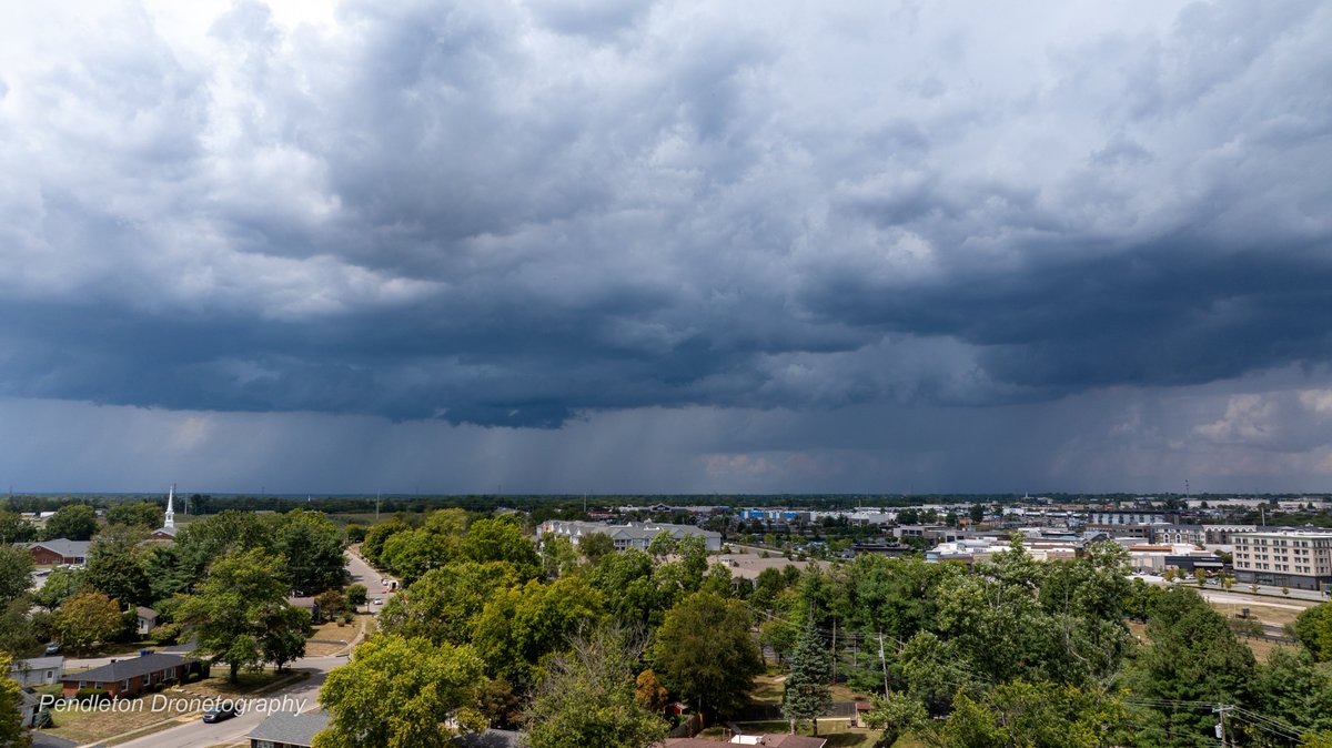 Boy, we haven't seen this type of sky for most of the Summer. Impressive. Photo by: #AirDroneOne.