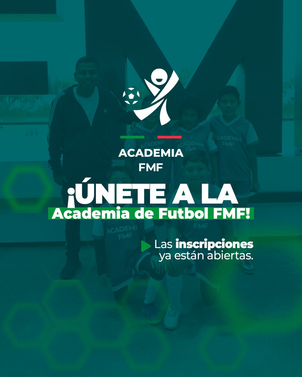 ¡Inscripciones abiertas para la Academia FMF! ⚽

 Si tienes entre 6 y 15 años, esta es tu oportunidad de entrenar con entrenadores certificados. 

Niños y niñas son bienvenidos. ¡Tu camino comienza aquí! 🫡

Regístrate ahora: 📲 bit.ly/3Vvf4b0

#AcademiaFMF