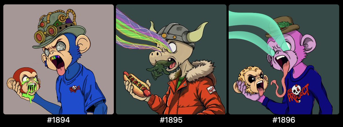 The Project (Grails) (@apecreateape) on Twitter photo These are the next 3 Grails up for mint
RUN, don't walk and mint them
P.S. You get a multiplier on your moo-lah in the <a href="/divitverse/">Divitverse</a> discord for holding them These are the next 3 Grails up for mint
RUN, don't walk and mint them
P.S. You get a multiplier on your moo-lah in the <a href="/divitverse/">Divitverse</a> discord for holding them