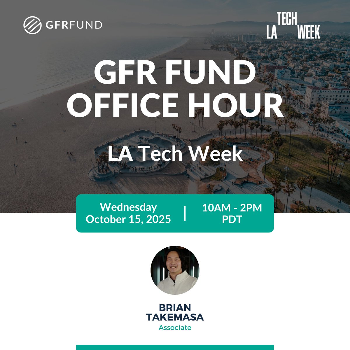 🔊 We're thrilled to announce our upcoming Office Hour sessions in San Francisco and Los Angeles during #sftechweek and #latechweek!

As part of our ongoing mission to support pioneering startups, we invite early-stage companies focused on community-centric and AI-driven