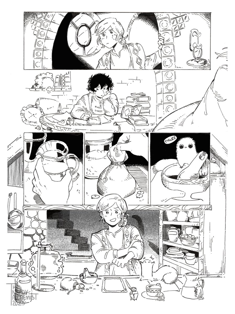 tnerdyalchemist's tweet image. Morning Coffee

#WitchHatAtelier #Δ帽子 #wha #arkco