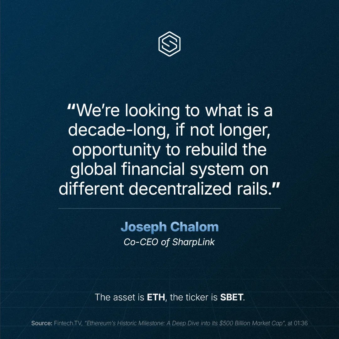 $ETH will be the reserve asset of the new global financial system