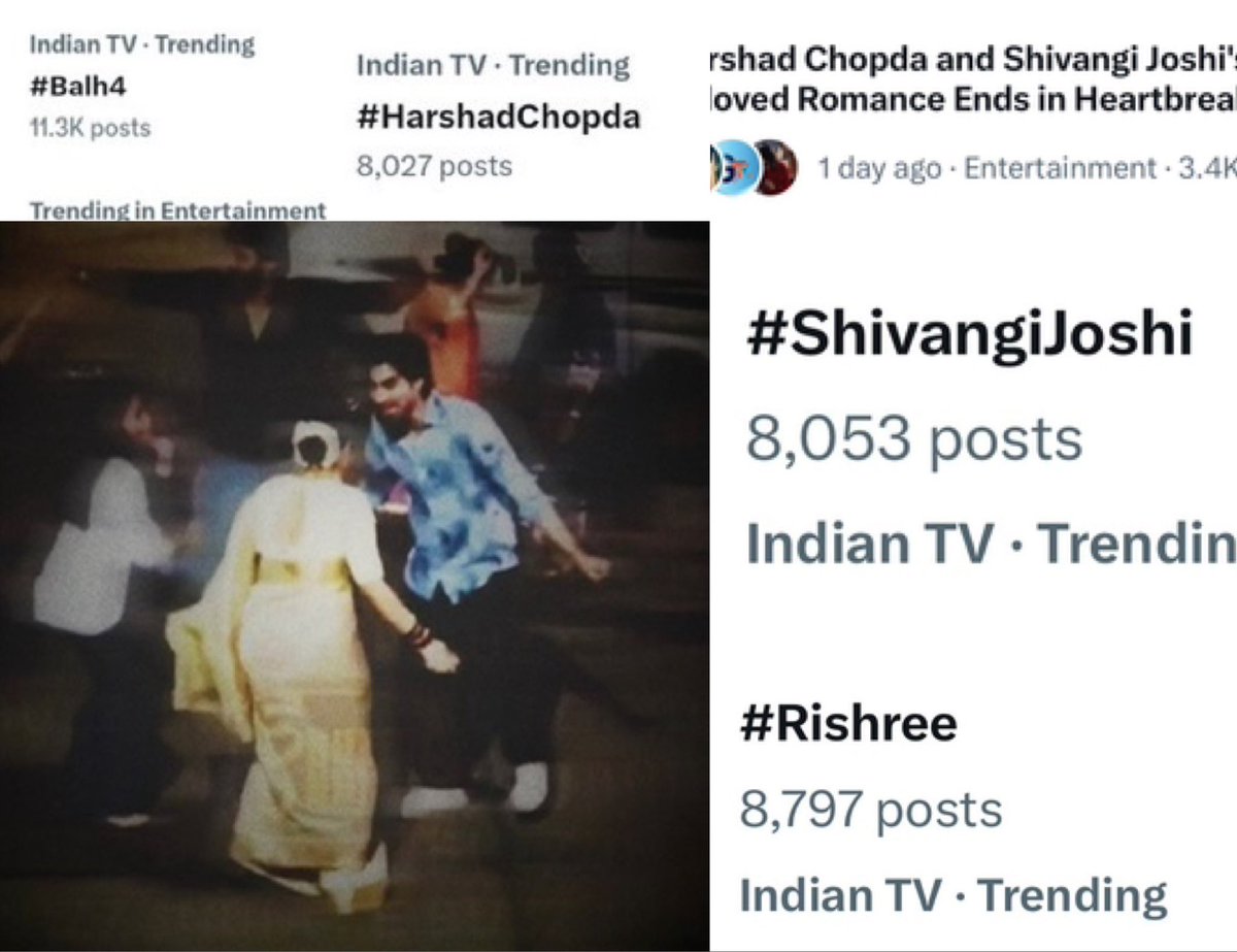 Every tag is trending❤️✨

#ShivangiJoshi #HarshadChopda #Balh4 #Rishree #ITA2025