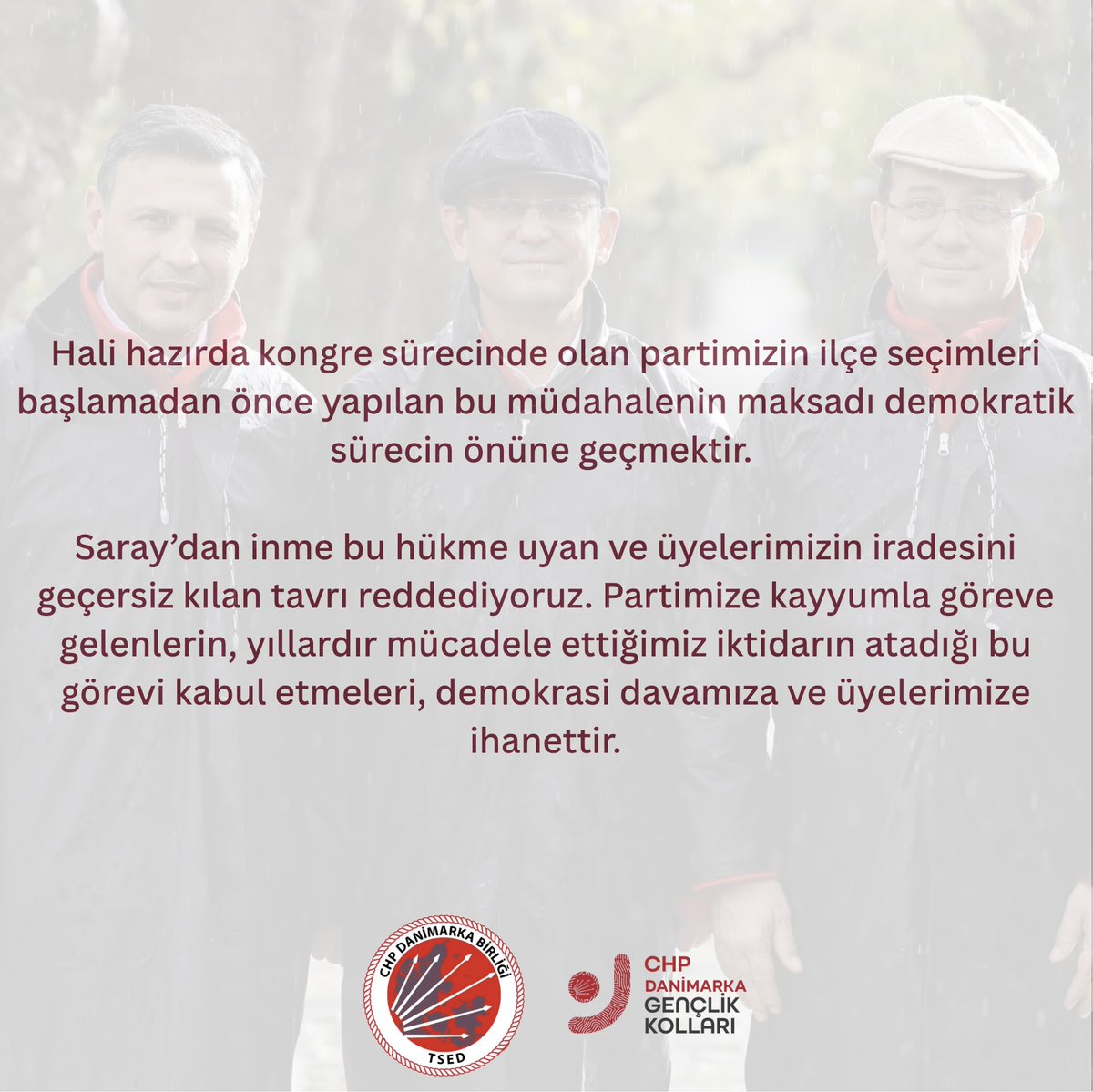 Cumhuriyet’in partisi CHP, iktidarın vesayetine teslim olmaz!

#ÖzgürÇelikİrademizdir