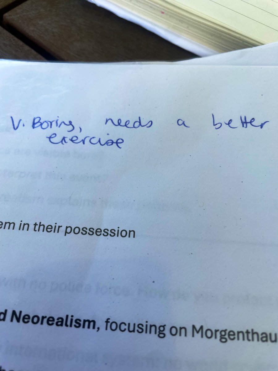 In case you’re wondering how I rated this morning’s lesson. That I developed. And presented.