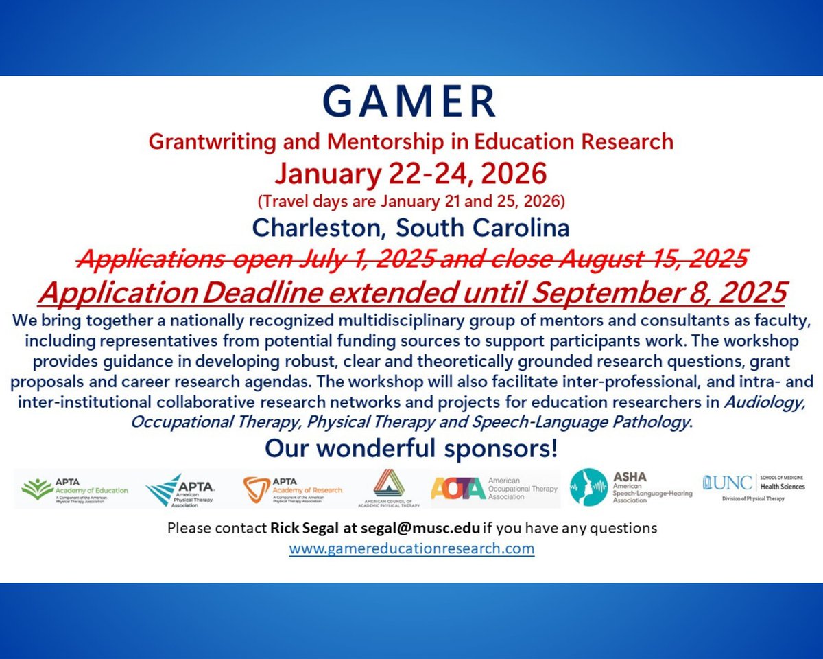 Have you considered GAMER? This dynamic 4-day workshop will boost your skills and sharpen your edge as an education researcher! 
loom.ly/QLMUvoQ

#SLUPT #Research #DCHSlife