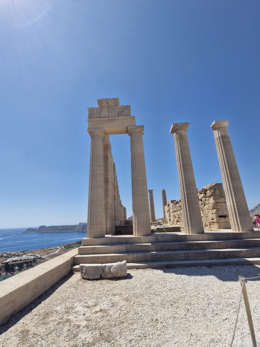 Today's morning walk. 
#lindos