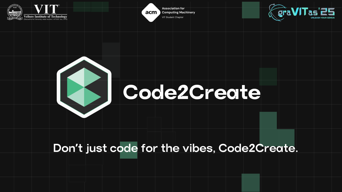 ACM-VIT Student Chapter tweet media