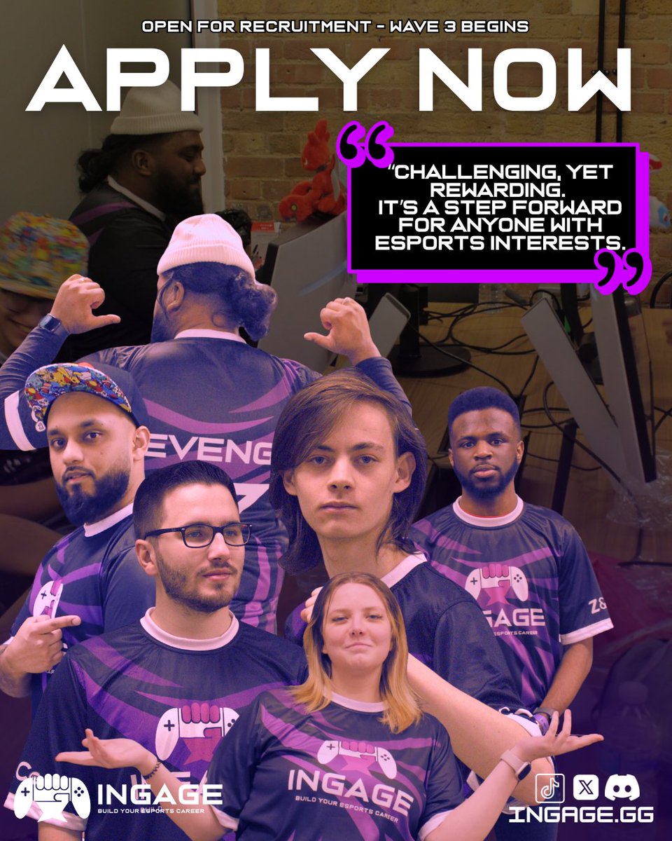 Our global internship program is in full flow, we prioritise students currently at university, anywhere in the world. Come and gain some experience in Esports production, streaming, project management, tournament administration, networking, esports marketing, business