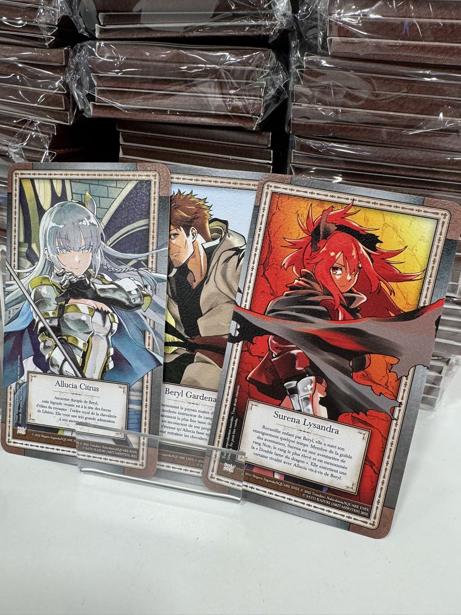 🚨 Attention opération spéciale pour la sortie de Beryl chez <a href="/nobi__nobi/">nobi nobi !</a> et 5 présentoirs à donner pour tout achat dès demain !

🔍 Et comme une bonne nouvelle n’arrive jamais seule, l’éditeur vous offre un set de 3 cartes senteur cuir pour l’achat des 2 tomes !

A demain ? 🥰